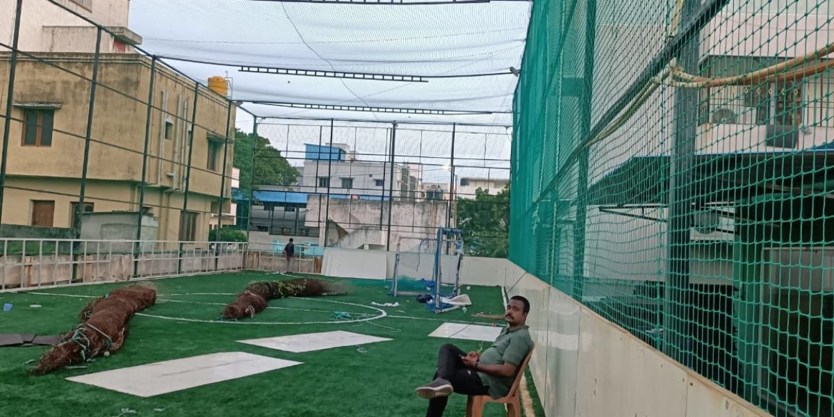 Terrace Cricket Practice Nets in Trivandrum | Call 8790393829